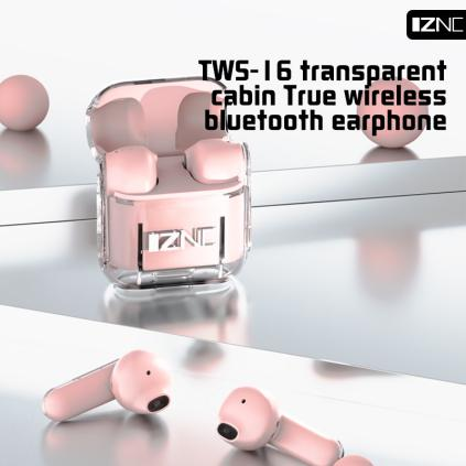 Żid il-Vjaġġ Tiegħek bil-Wasla Ġdida- Fashion Transparent Shell Wireless Earphone (1)