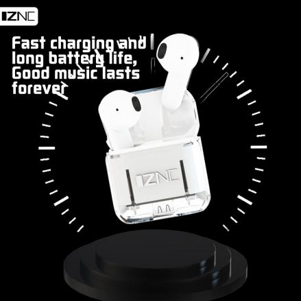 Żied il-Vjaġġ Tiegħek bil-Wasla Ġdida- Fashion Transparent Shell Wireless Earphone (2)